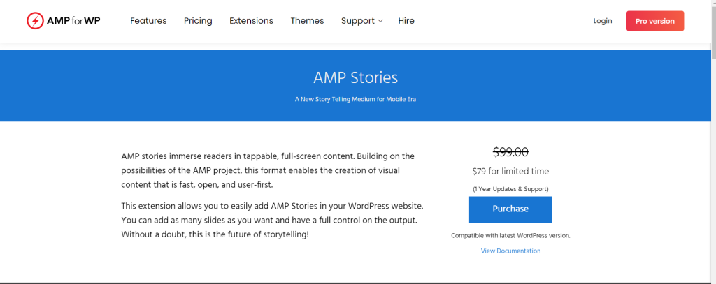 AMP Stories for WordPress
