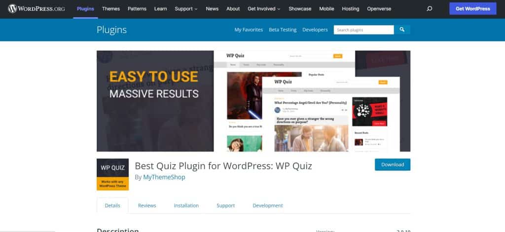 WordPress Quiz Plugins