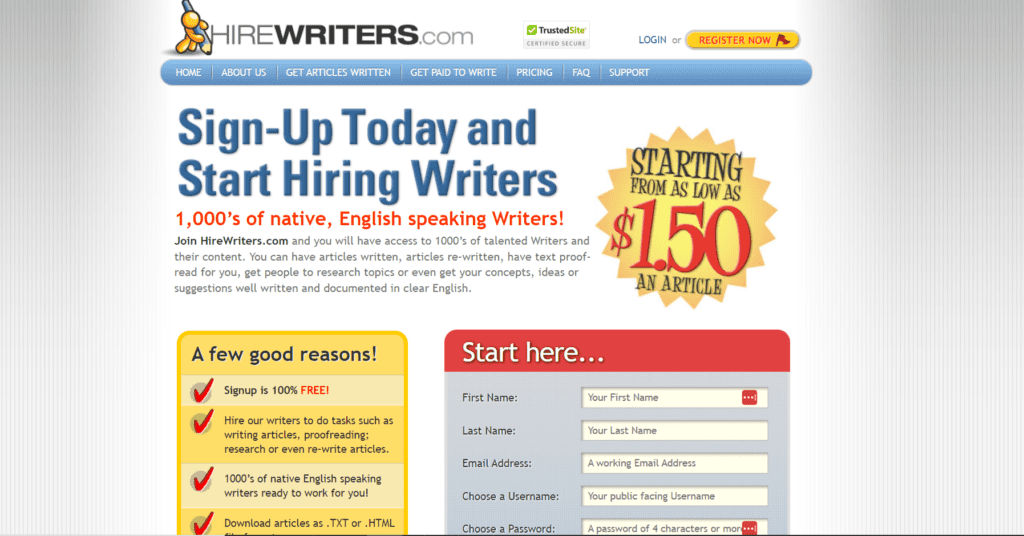 TOP 10 ARTICLE WRITING SITES That Pay for the Article